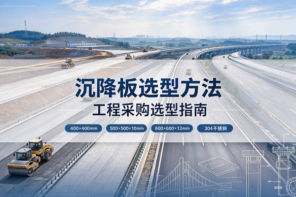城口沉降板选择方法