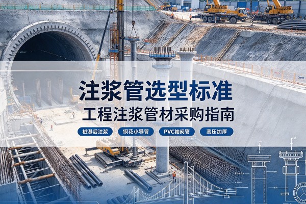 城口注浆管选型标准