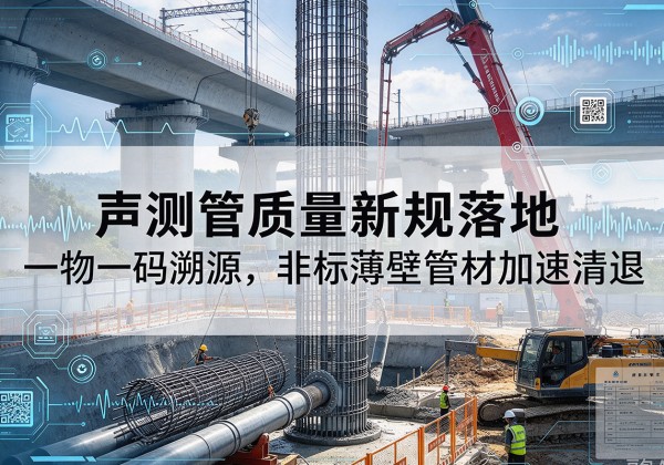 城口声测管质量新规落地，一物一码溯源，非标薄壁管材加速清退