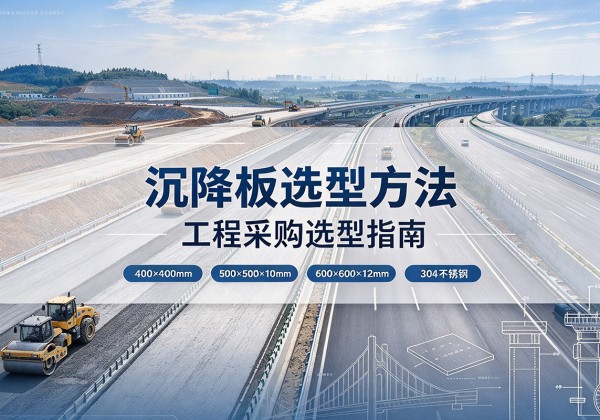 城口沉降板选择方法